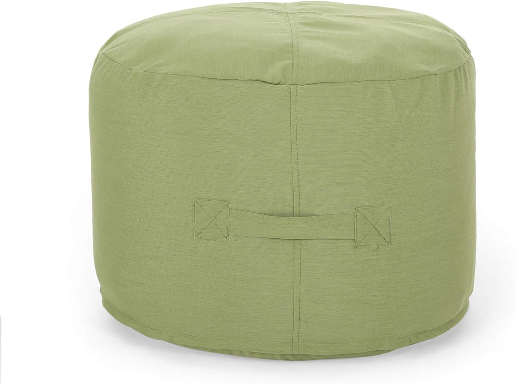 Charcoal Outdoor Ottoman Pouf W72658