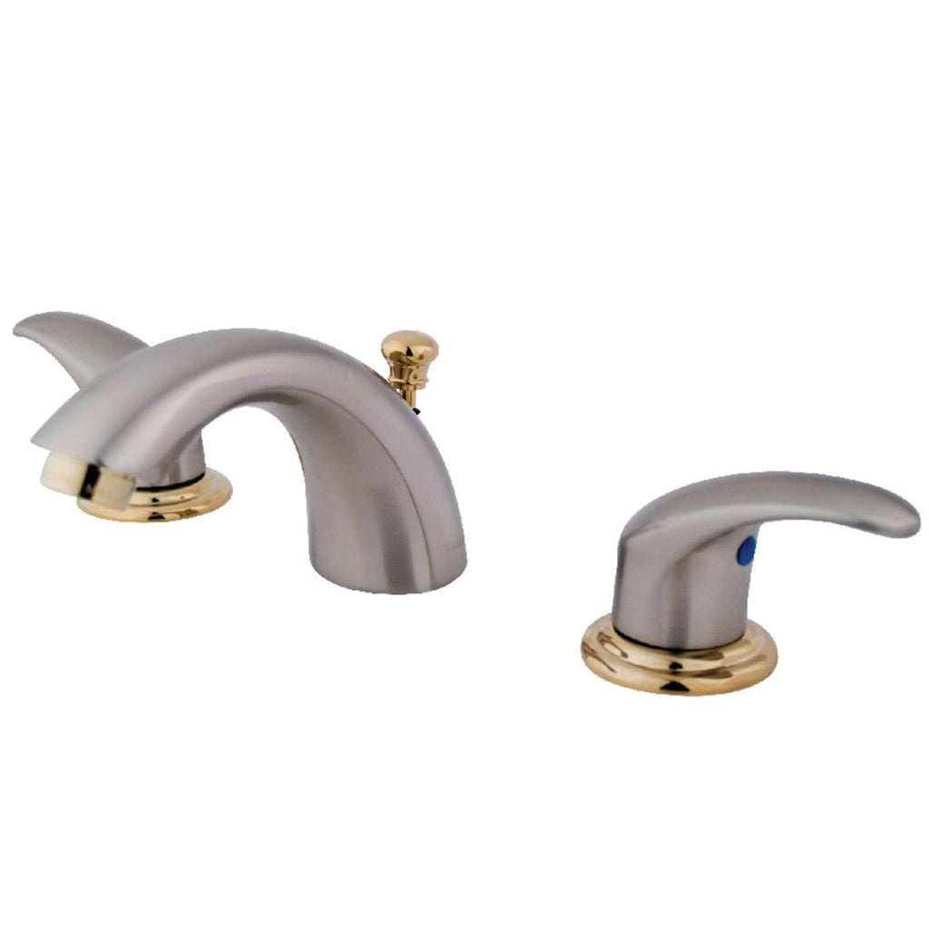 Polished Brass Mini Widespread Lavatory Faucet with Pop-Up A80197