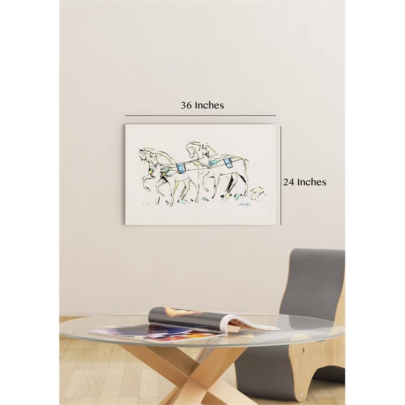 Multi-Color Stretched Canvas C378