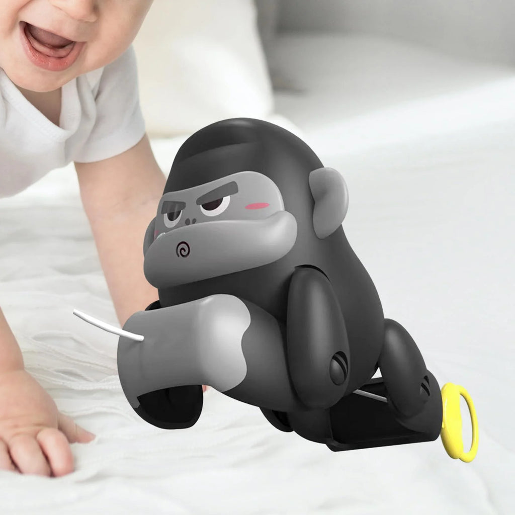 Black and Gray Pull Along Gorilla Toy K8160