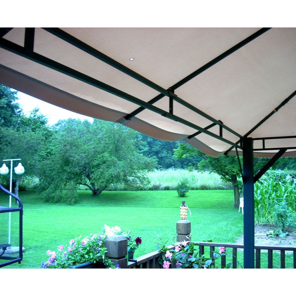 Replacement Canopy Top and Side Mosquito Netting Set for 14x14 Gazebo B8025