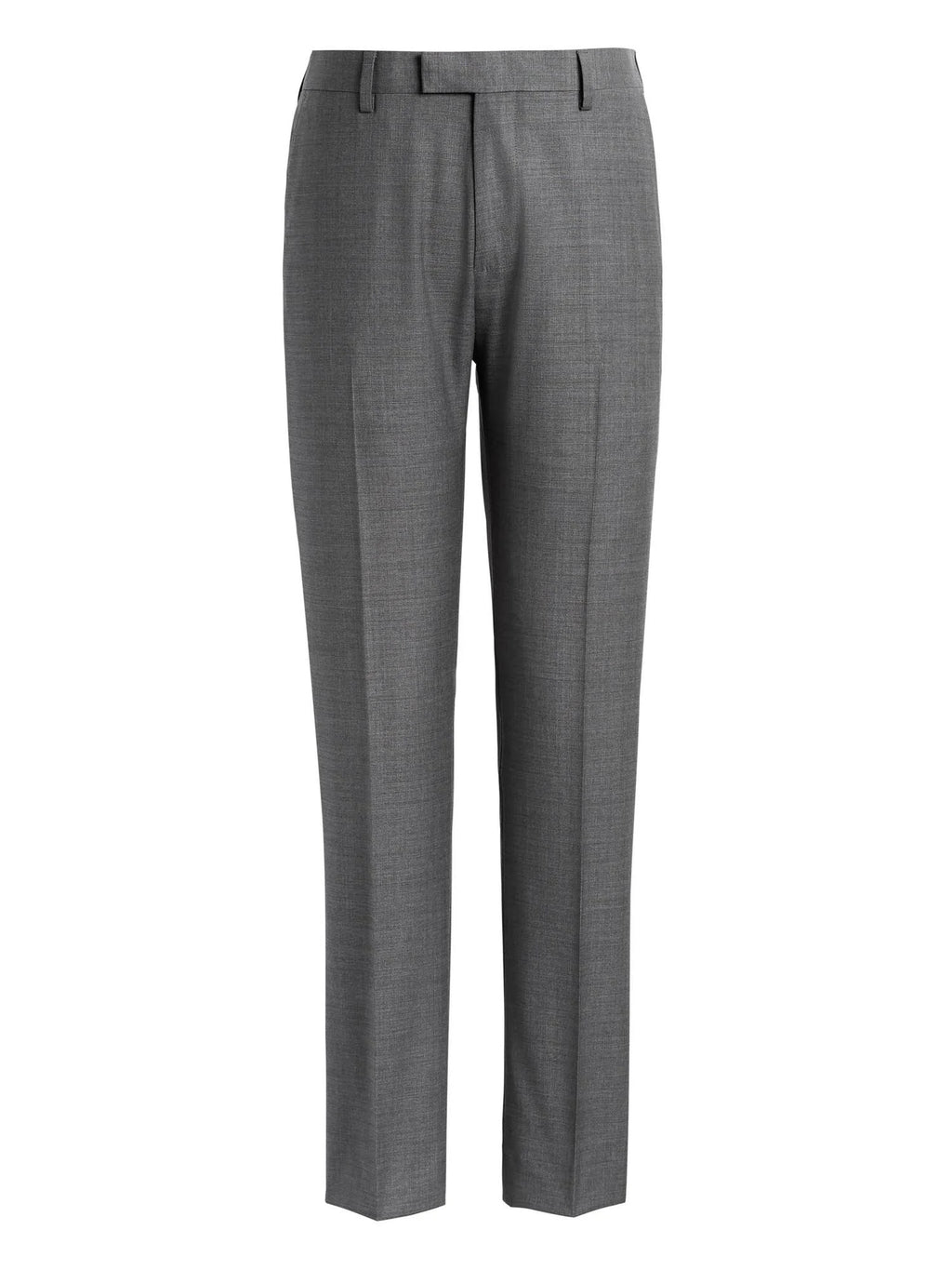 Extra-Slim Italian Wool Suit Pant Sharkskin Gray H82589