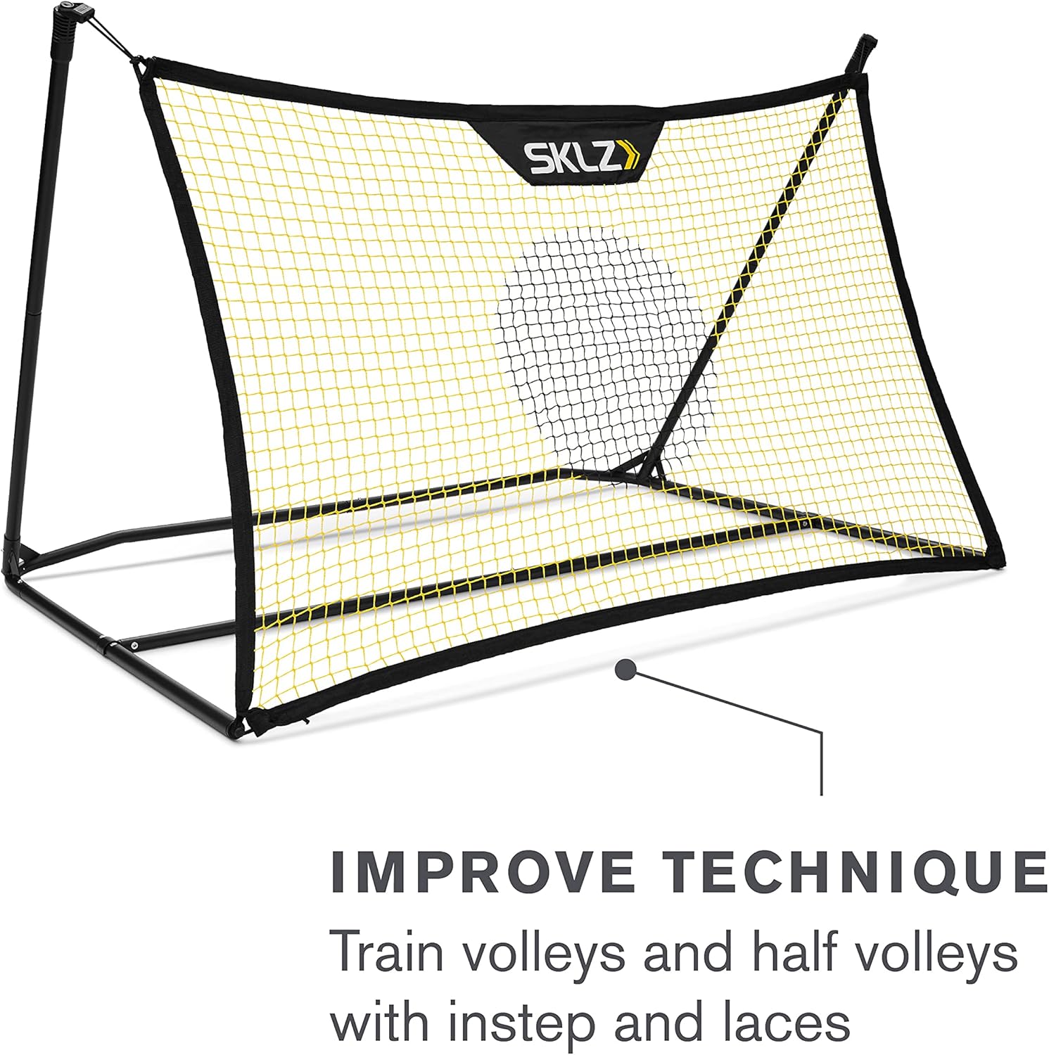 Solo Soccer Net Trainer and Rebounder with Carry Bag Z442613