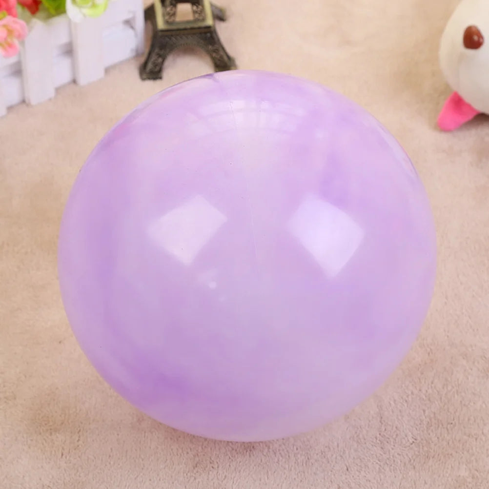 5pcs Plastic Air Filled Bouncy Rubber Balls S4789