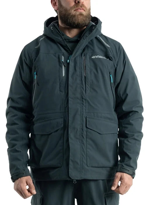 Charcoal Small Waterproof Windproof Ripstop Nylon Fishing Jacket F8336