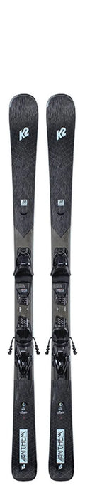 Black-Teal Compact Skis U621