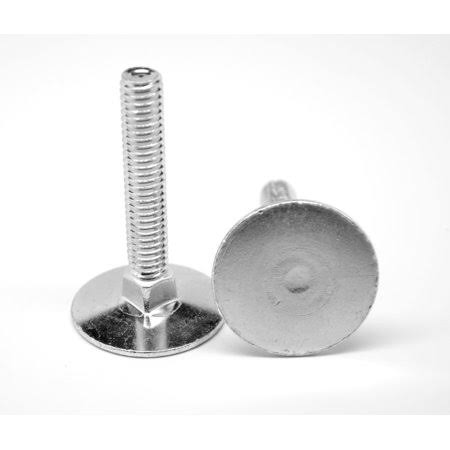 3/8 inch-16 x 1 1/4 inch Coarse Thread Grade 2 Elevator Bolt Low Carbon Steel Zinc Plated Pk 100 B11107