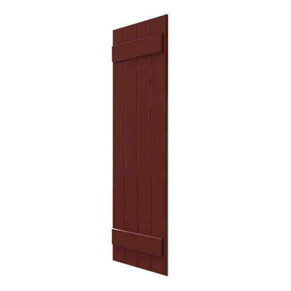 CWB15X048CRC Exterior Composite Board-n-Batten Shutters Per Pair O7436