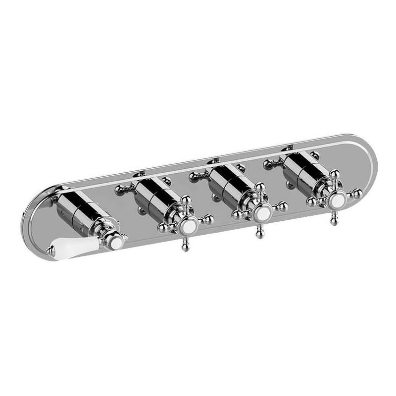 Polished Four Hole Horizontal Trim Plate N94445