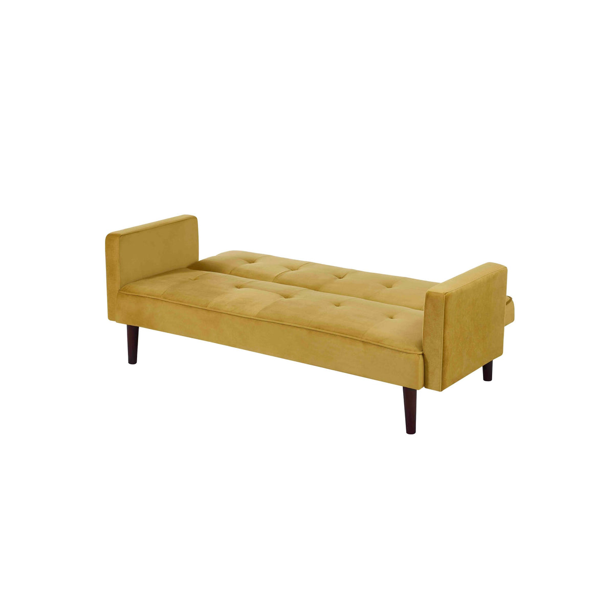 Black Tufted Velvet Sofa Bed H297161