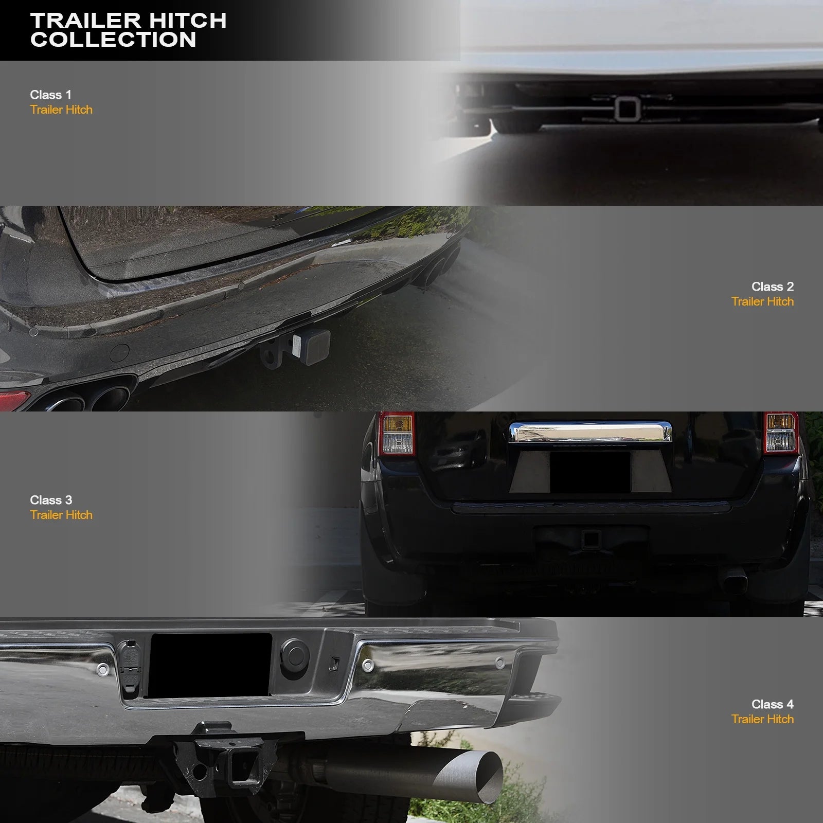 Class 2 Trailer Tow Hitch Receiver 1.25" M535516