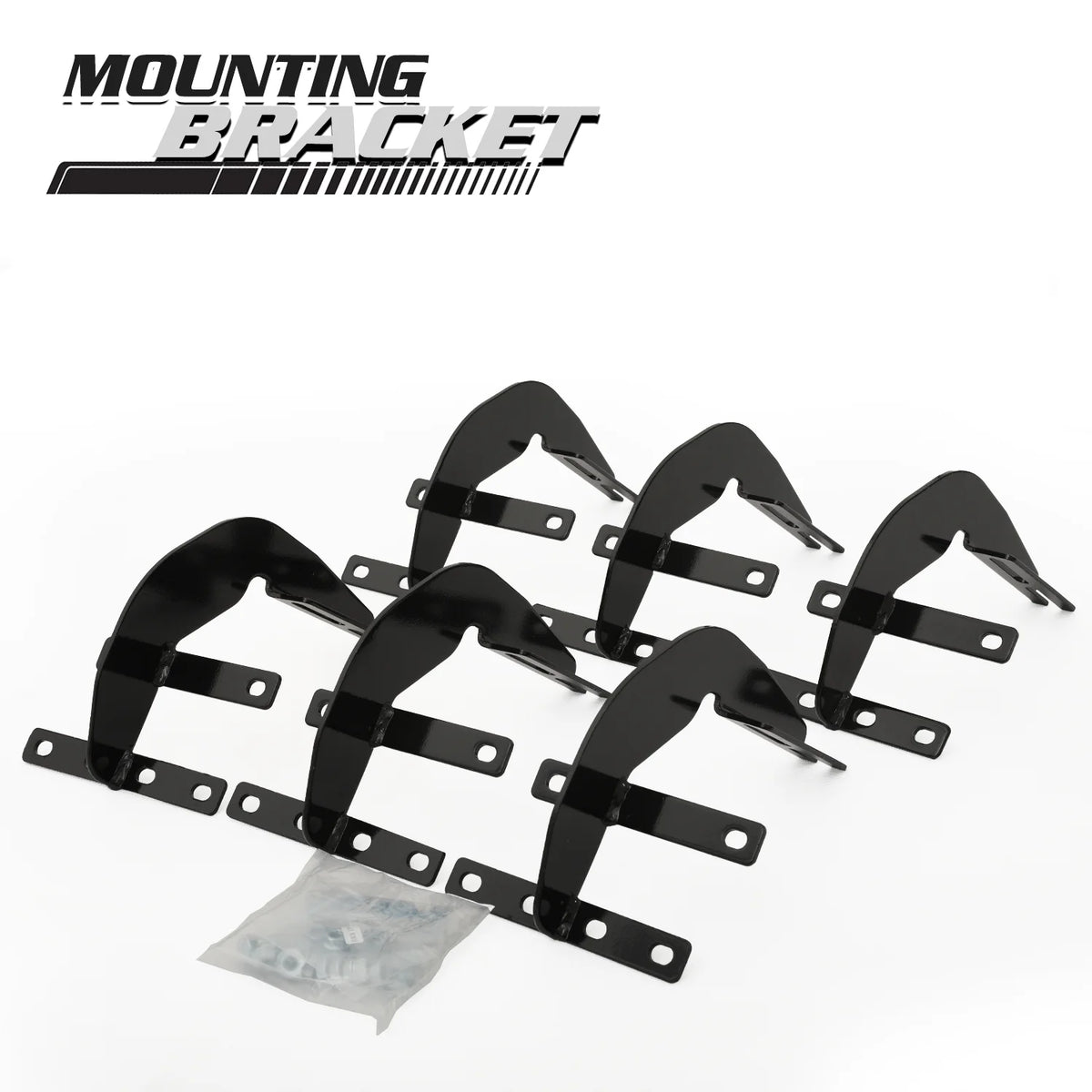 Black 6" Side Step Running Boards E953455