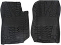 Black Front Row TPE Floor Mat Set for 2014-2018 Jeep Wrangler JK JKU W554