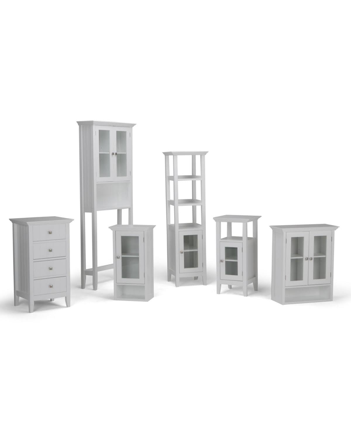 Double Door Wall Cabinet in Pure White X136