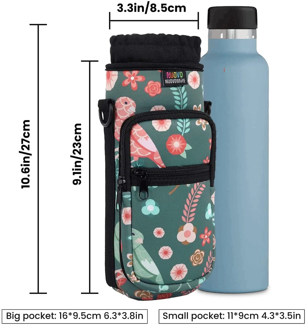Neoprene Water Bottle Carrier Bag with Adjustable Shoulder Strap M910