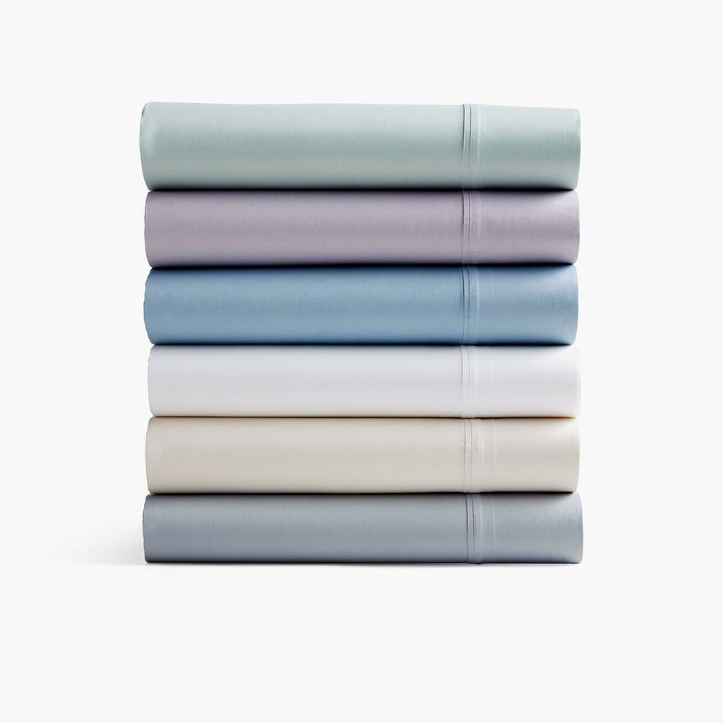 Queen Size Sateen Sheet Set in Slate Blue T359