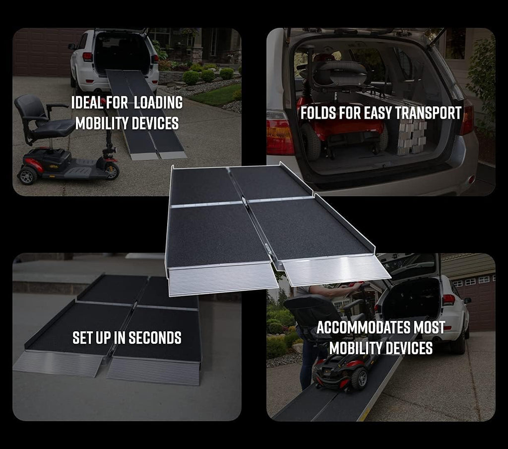 Suitcase Trifold Portable Ramp, 10 Foot P245305