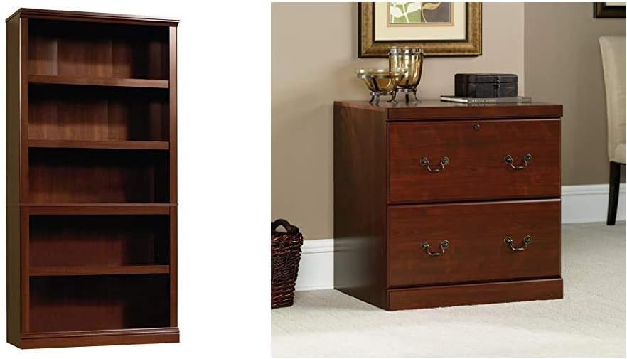 5-Shelf Bookcase, Select Cherry finish A67612