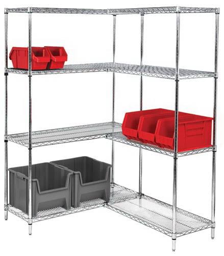 Chrome Wire Shelving Unit R34477