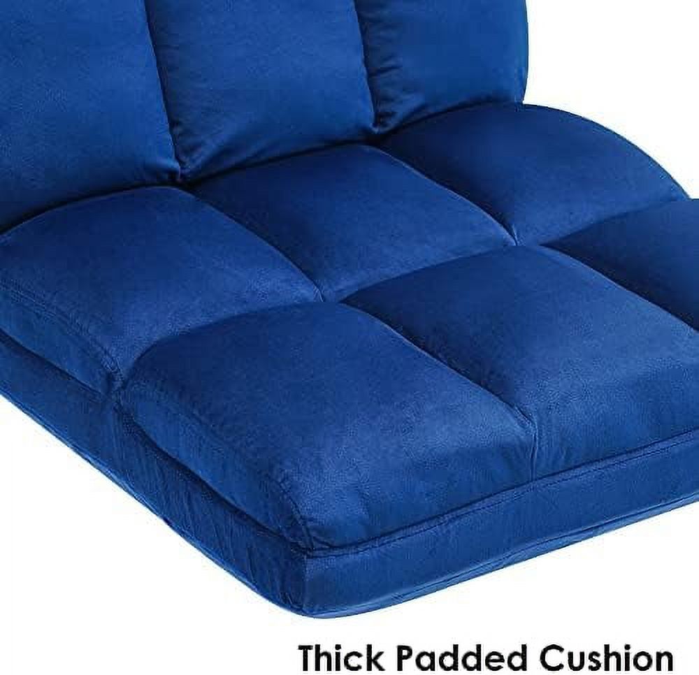 Yellow Velvet Accent Chair with Ottoman Y797653