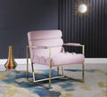 Pink Velvet Lounge Chair T600
