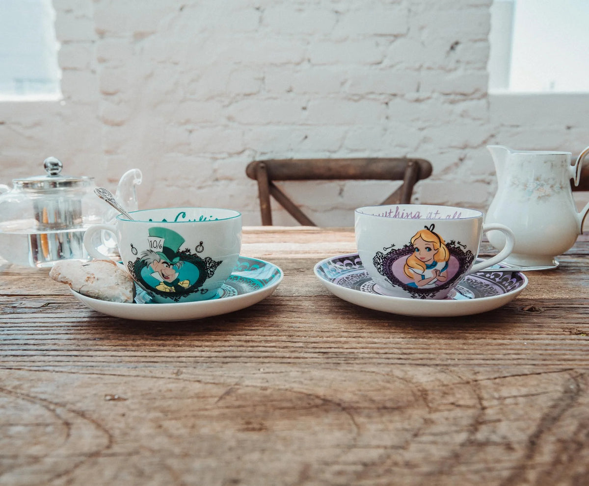 Bone China Teacup and Saucer Set of 2 K86836