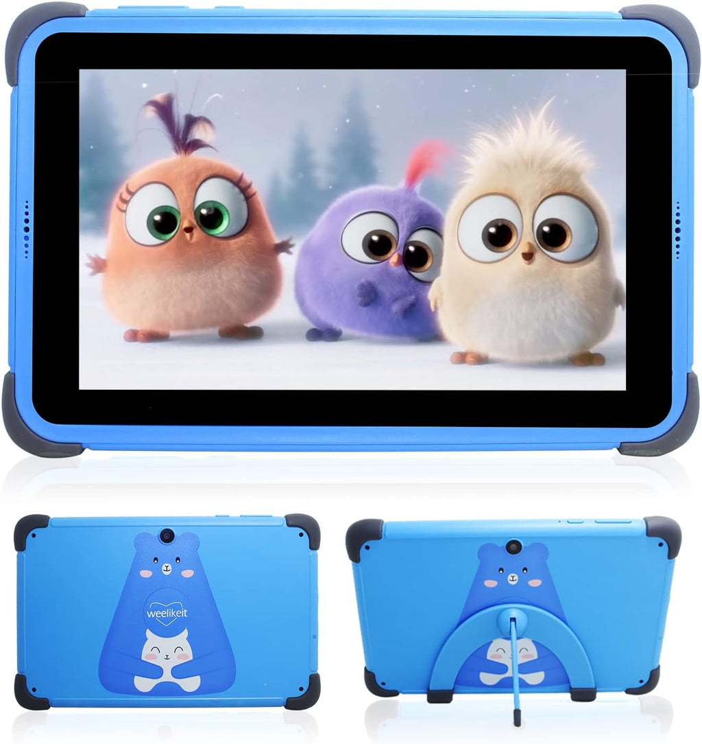 2 Pack Blue Kids Tablet 7 inch with WiFi IPS HD Display G243598