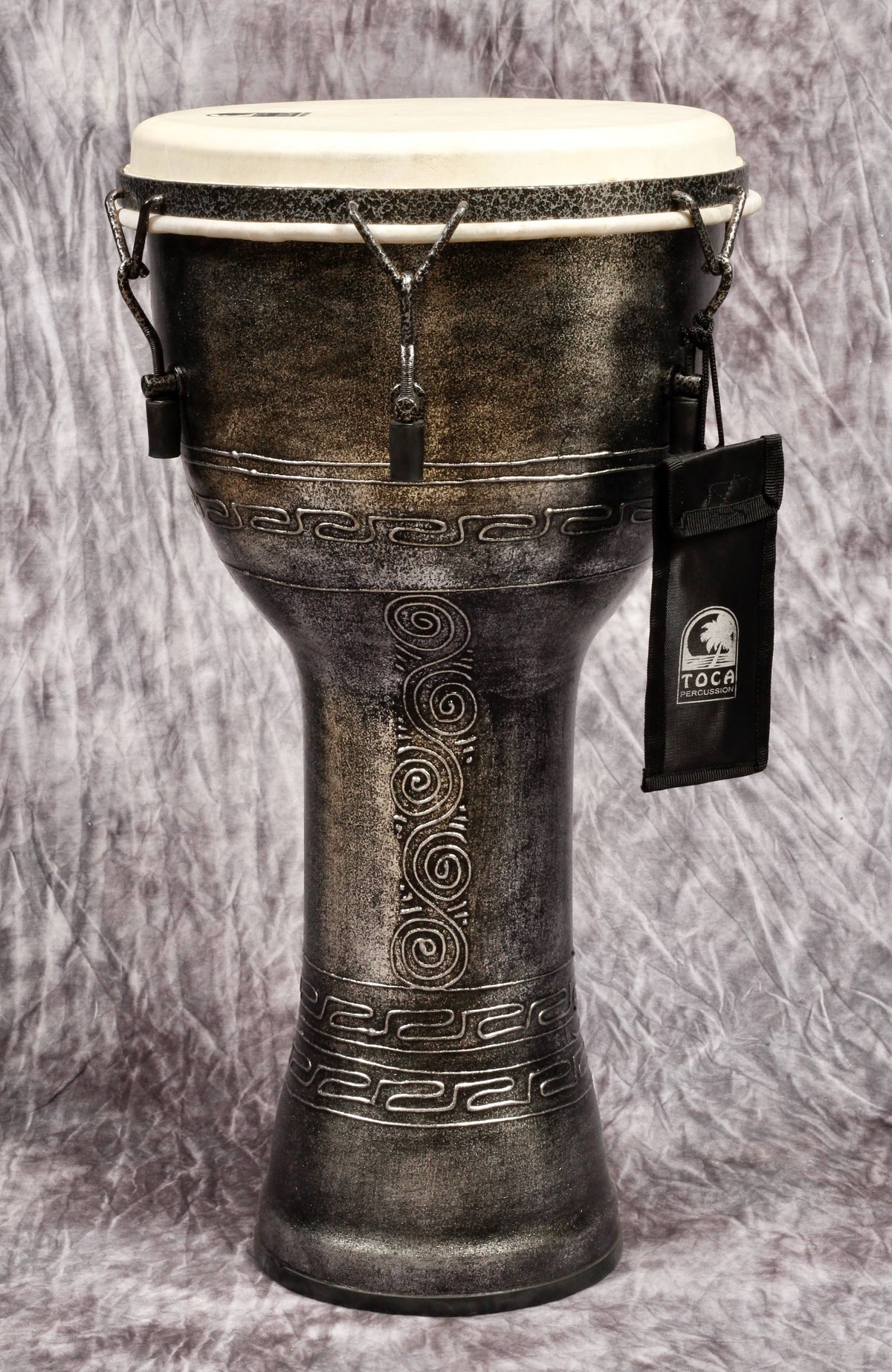Antique Silver Djembe E4226