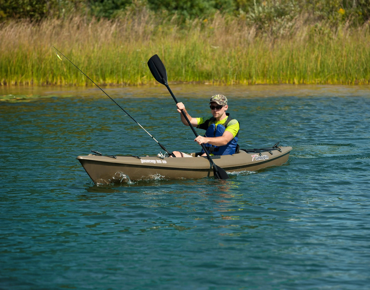 Olive Sit-on Fishing Kayak with Paddle F209305