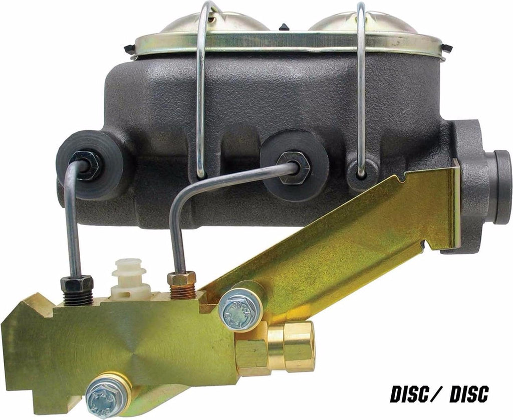 Universal Master Cylinder 1-1/8" Bore and Disc/Disc Proportioning Valve Kit I2702