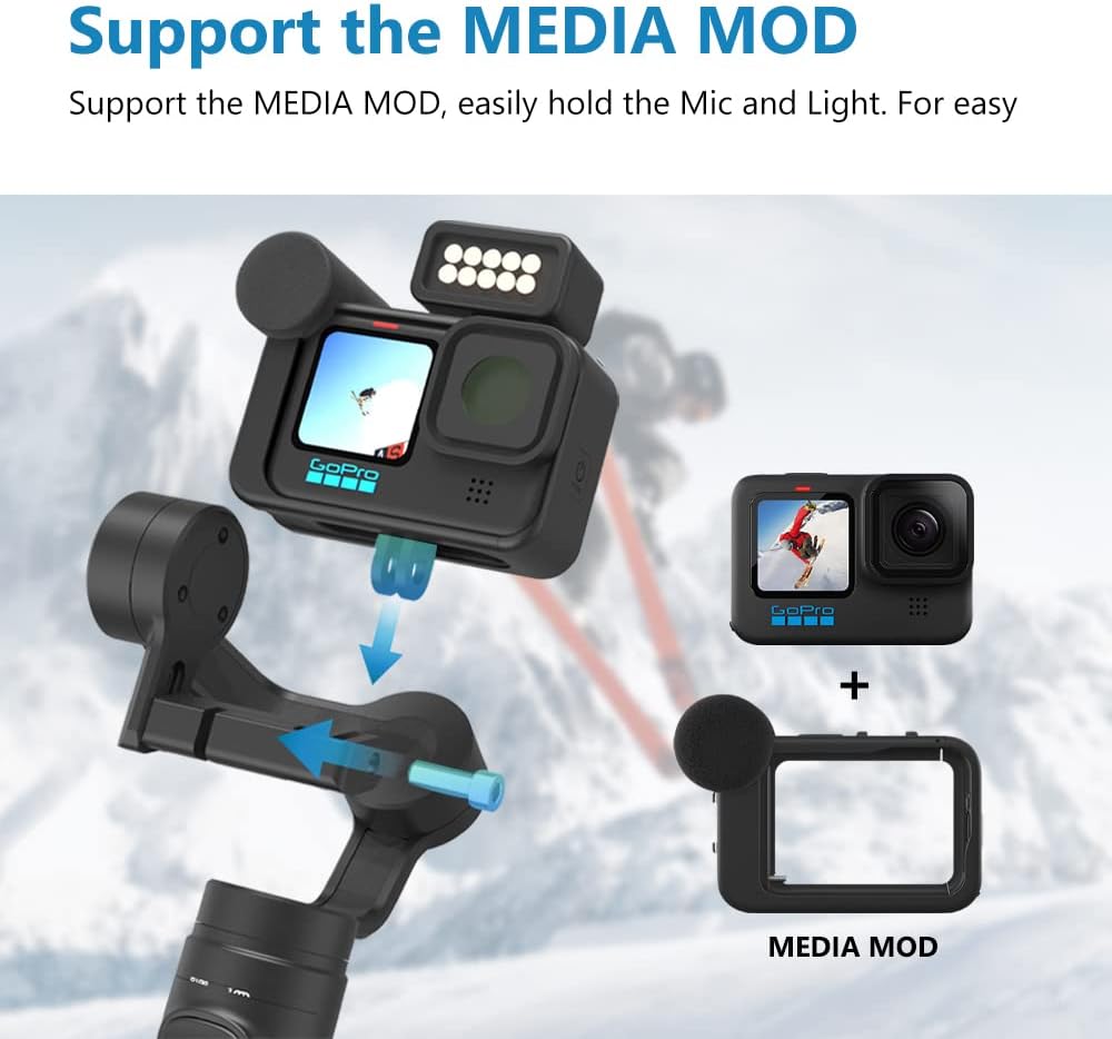 3-Axis Handheld Gimbal Stabilizer for Action Cameras I5543