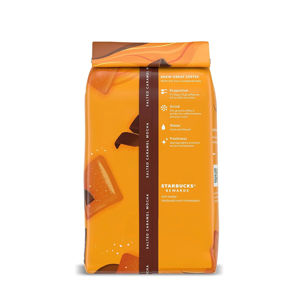 Salted Caramel Mocha Flavored Ground Coffee 6 bags (11 oz each) P6173