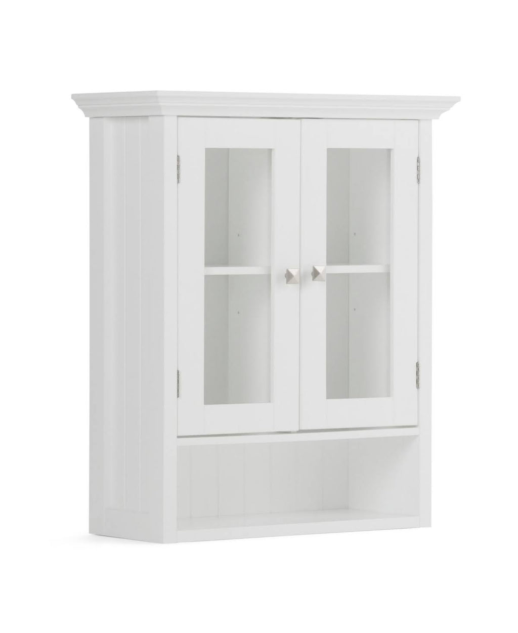 Double Door Wall Cabinet in Pure White X136