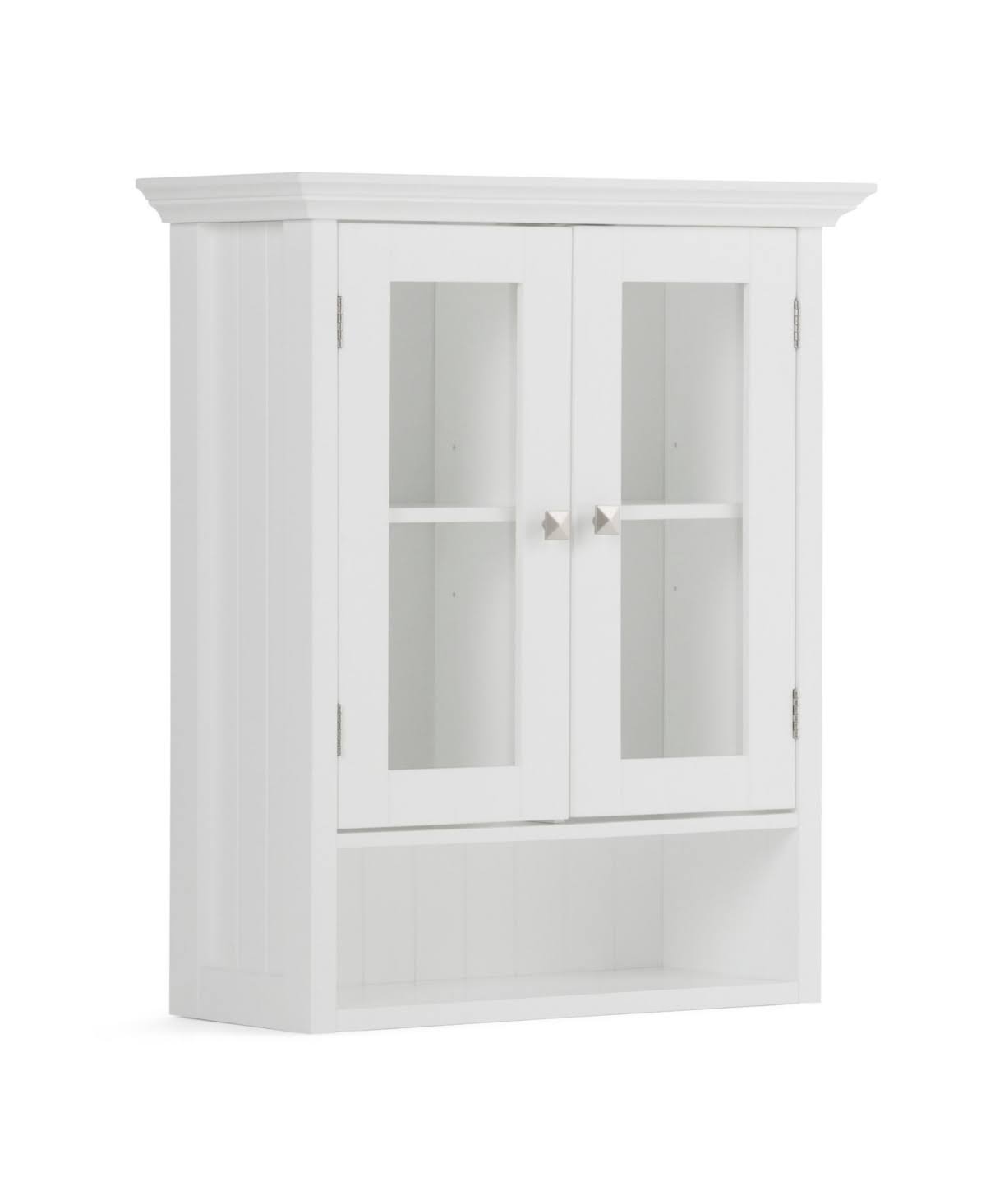 Double Door Wall Cabinet in Pure White X136