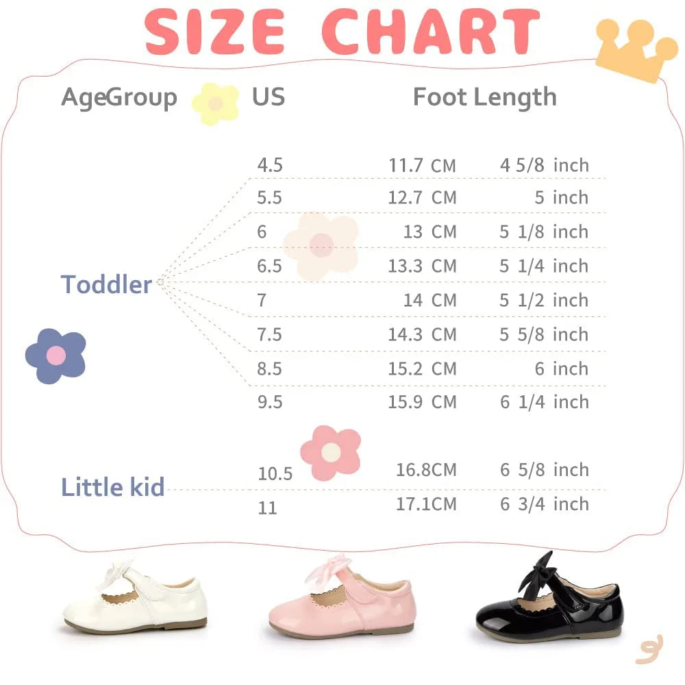 Toddler Girls Mary Jane Bowknot Soft Sole Princess Shoes K468038