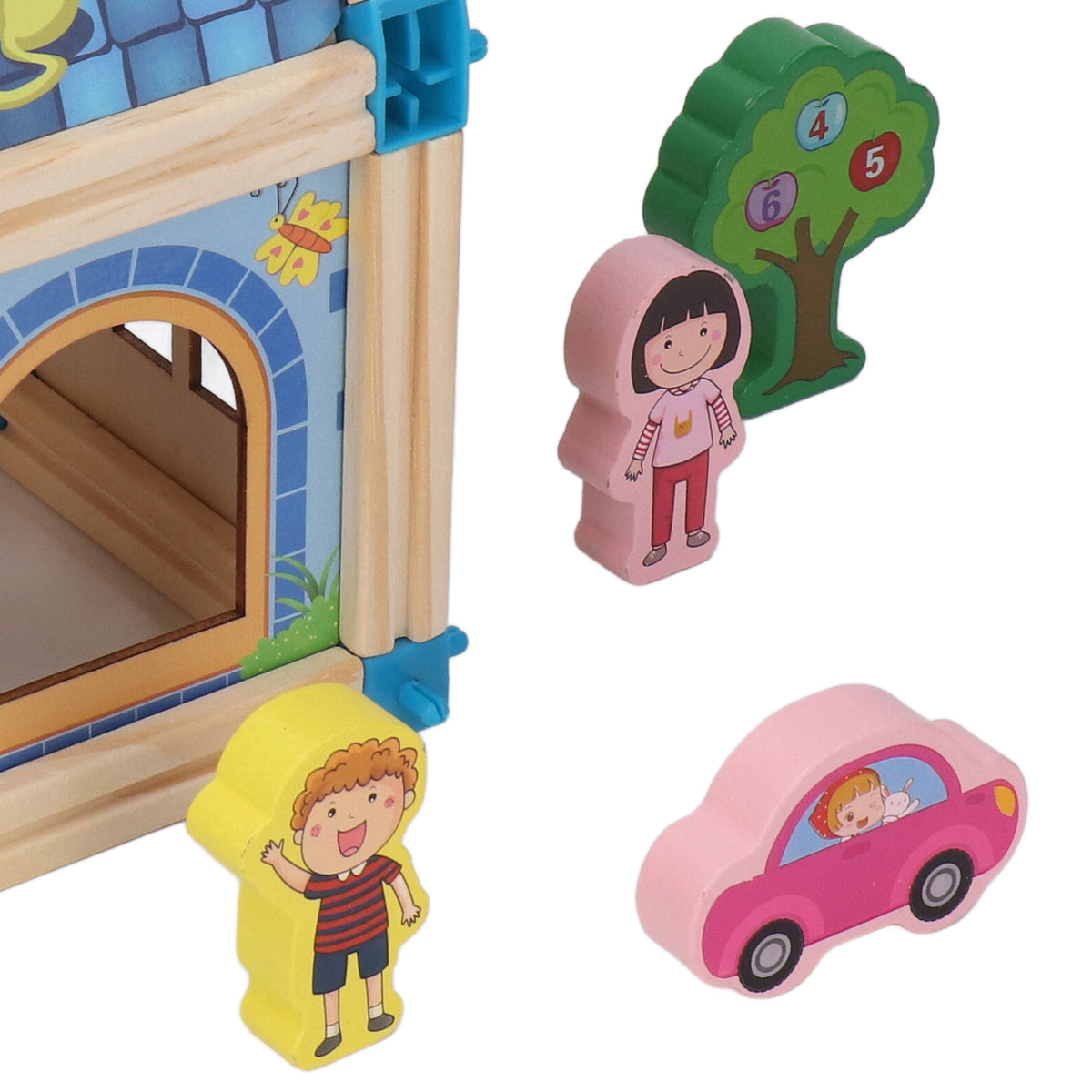 Wooden Building Blocks Set Educational Toy J457291