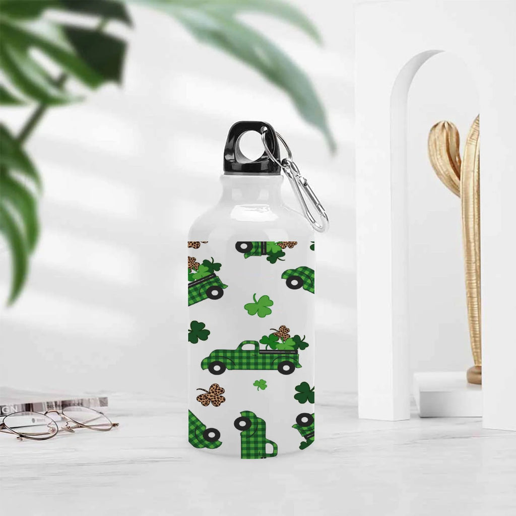 Green Truck 400ml Sport Aluminum Water Bottle with Twist Cap S49930