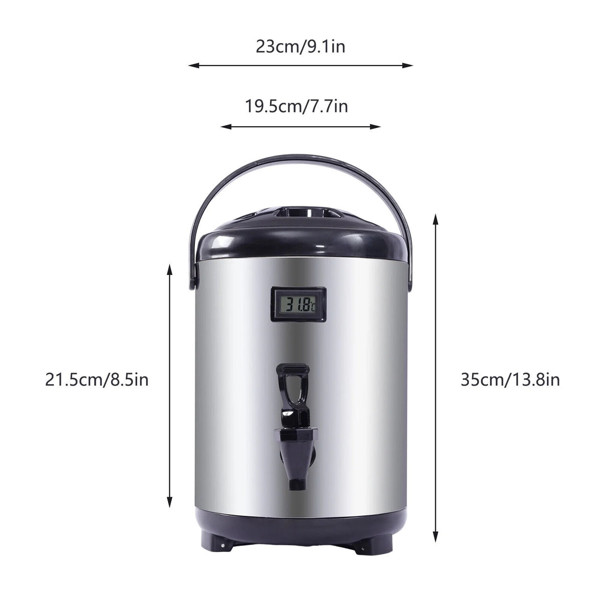 8L Insulated Stainless Steel Beverage Dispenser M391