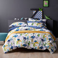 Organic Cotton Percale Comforter - Multi - Gray, Size FQ Y821516