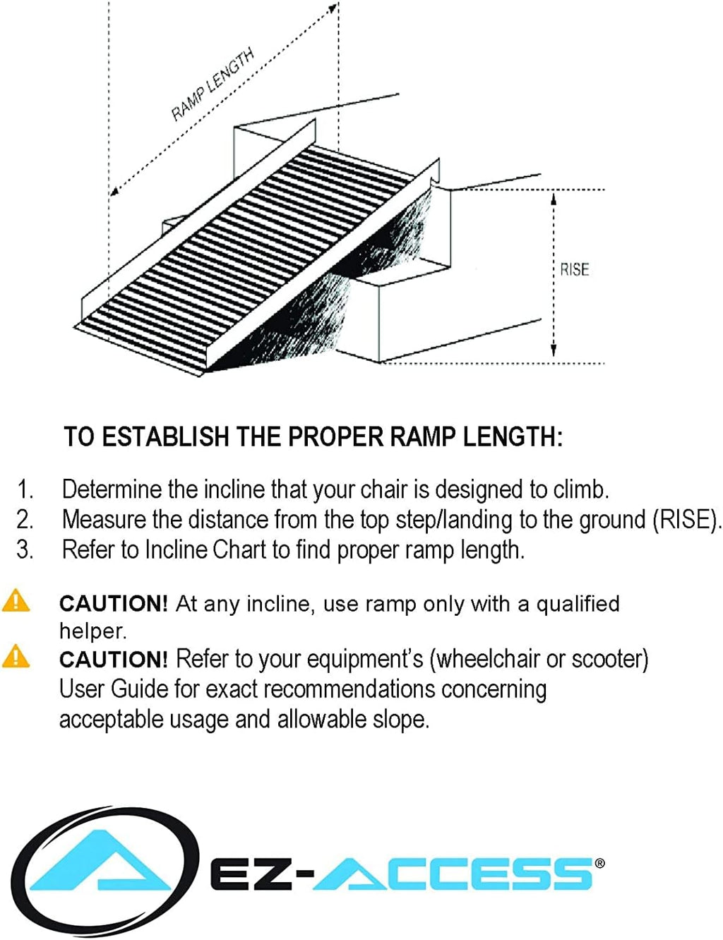 Suitcase Trifold Portable Ramp, 10 Foot P245305