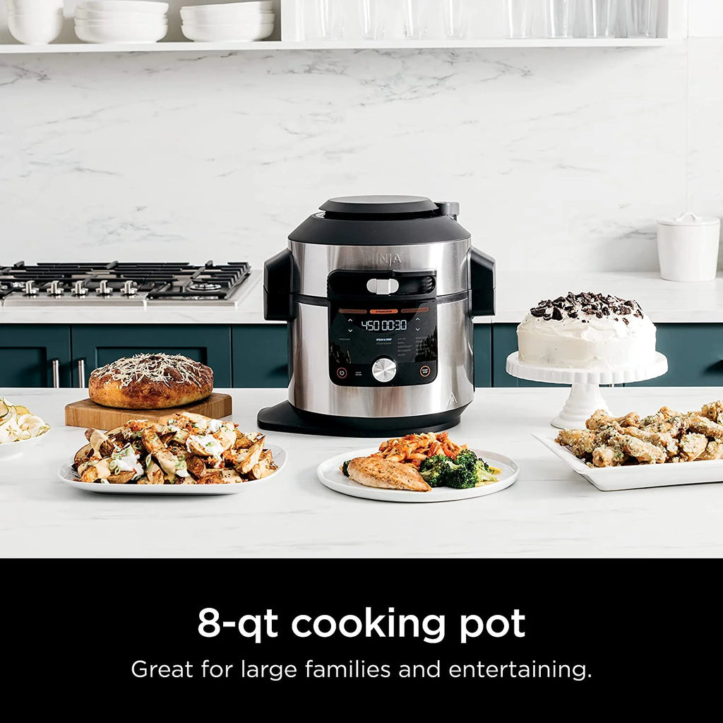 8 Qt Pressure Cooker Steam Fryer J298273