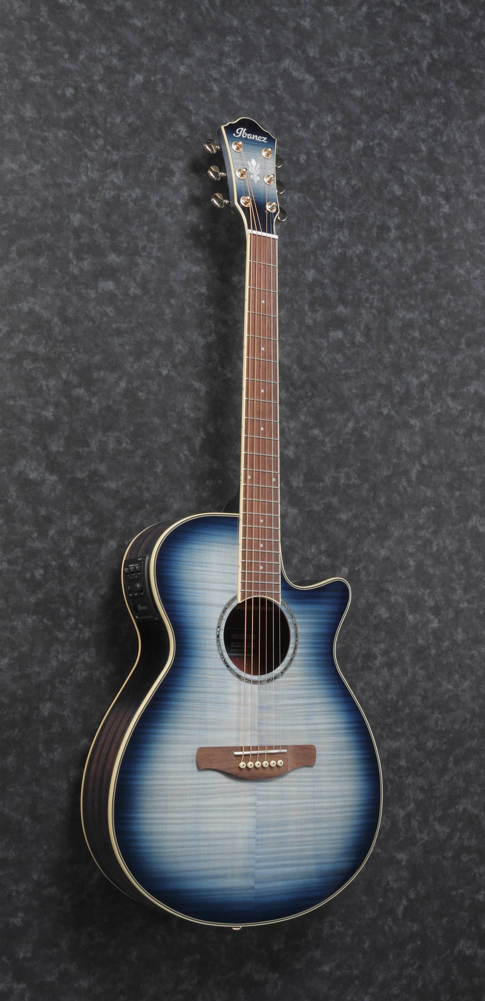 Indigo Blue Burst Acoustic Electric Guitar H88138