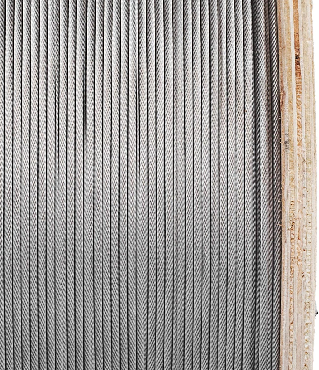 1/8" 1x19 Stainless Steel Wire Rope 500ft R9451