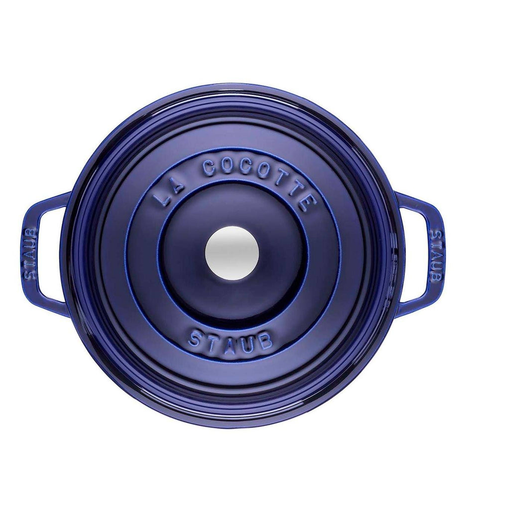 Cast Iron 13.25-qt Round Cocotte Dark Blue J9402