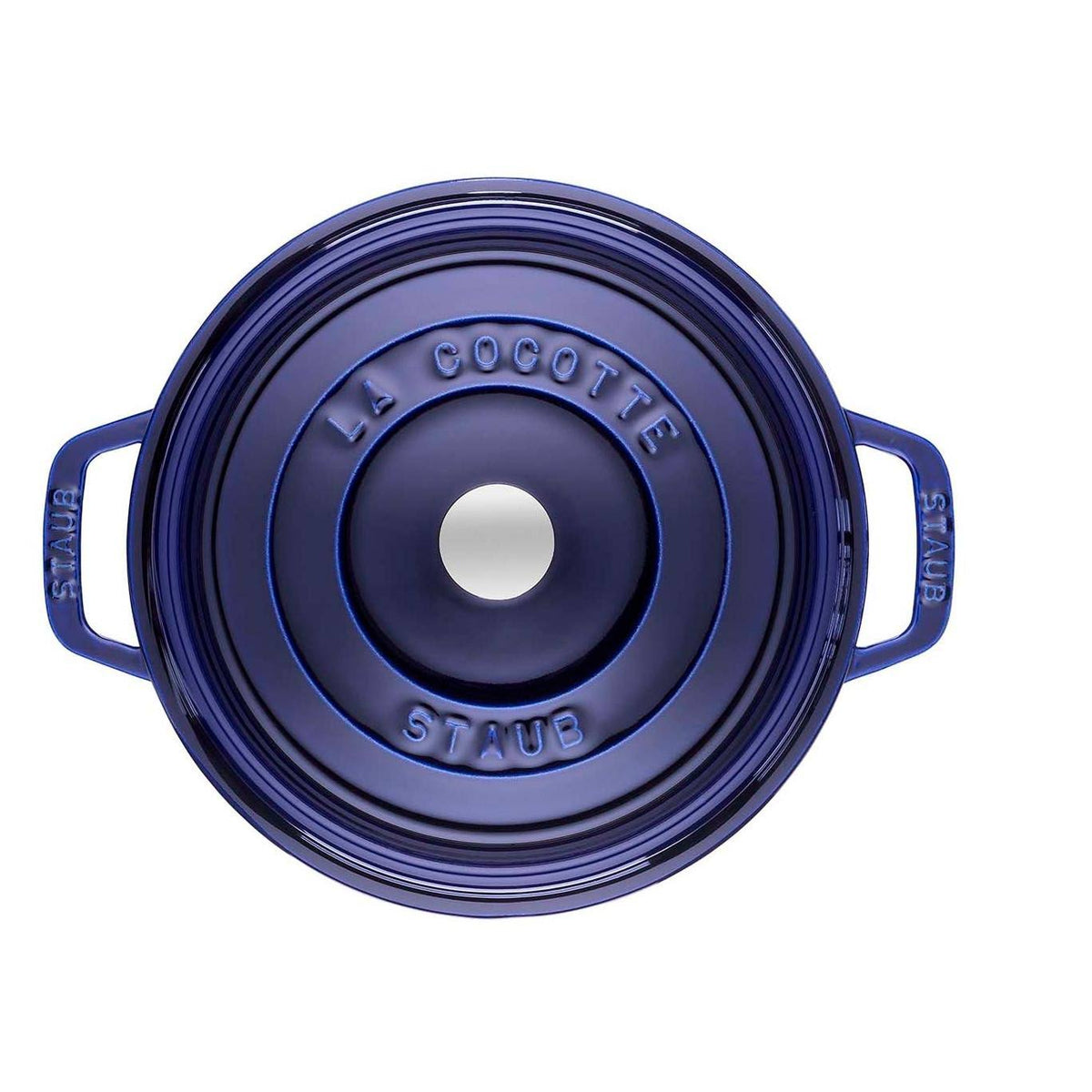 Cast Iron 13.25-qt Round Cocotte Dark Blue J9402