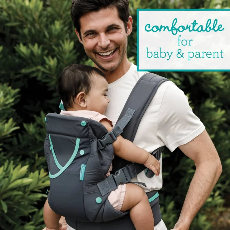 Gray Multi-Pocket Baby Carrier S842