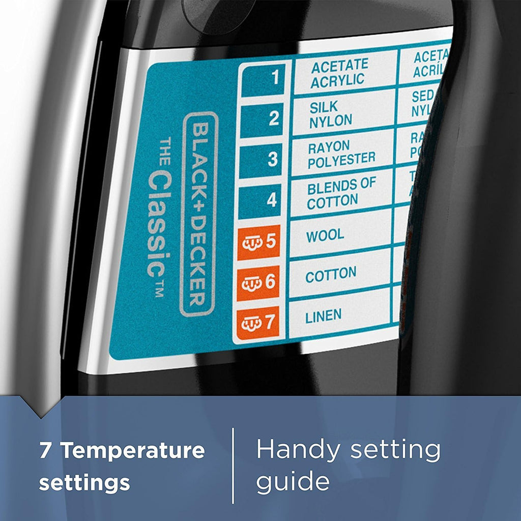 1200 Watt Steam Iron with 3-way Auto Shut Off V862038