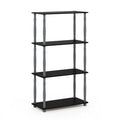 Black Etagere Bookcase L2391