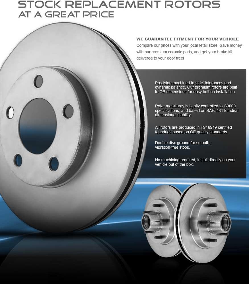 Brake Disc Rotors and Metallic Brake Pads W44311
