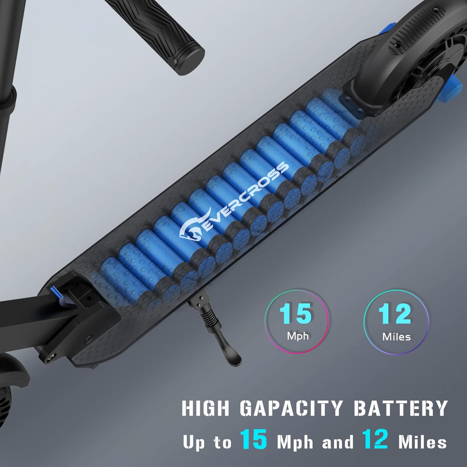 Electric Scooter with 8 inch Tires, 15 Mph, 12 Miles K17479